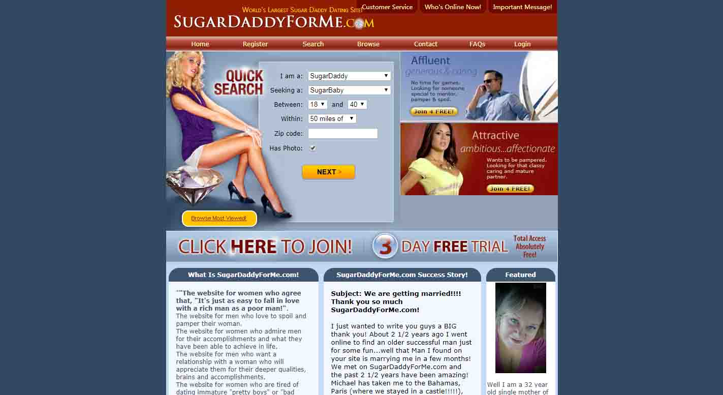 sugar daddy online dating service