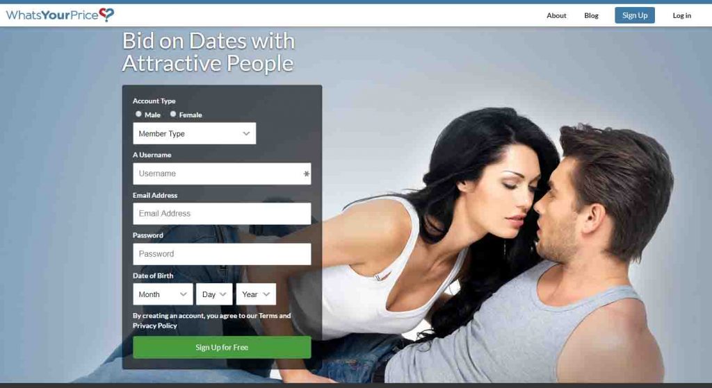 dating site whats your price