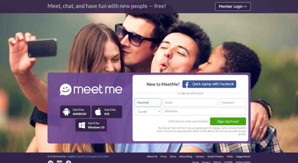 free online dating sites like meetme